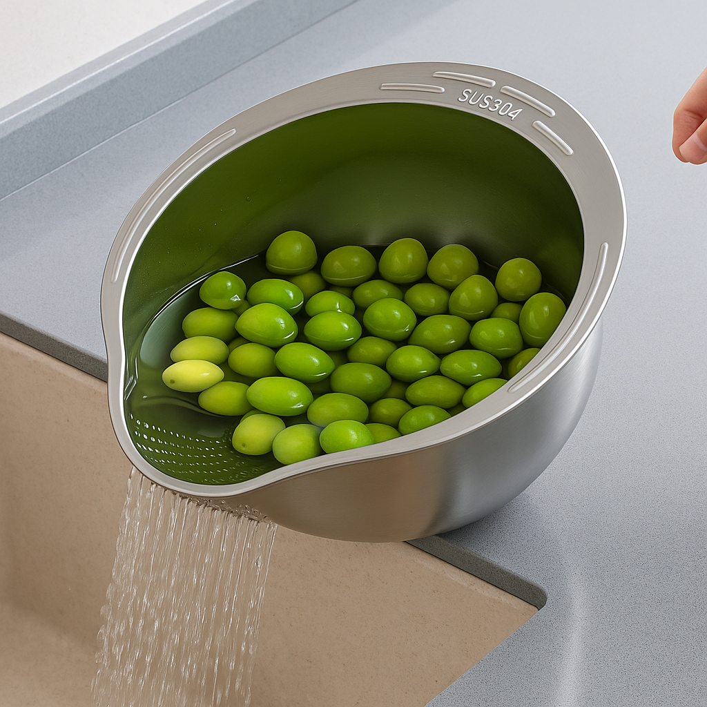 Stainless Steel Rice Washer