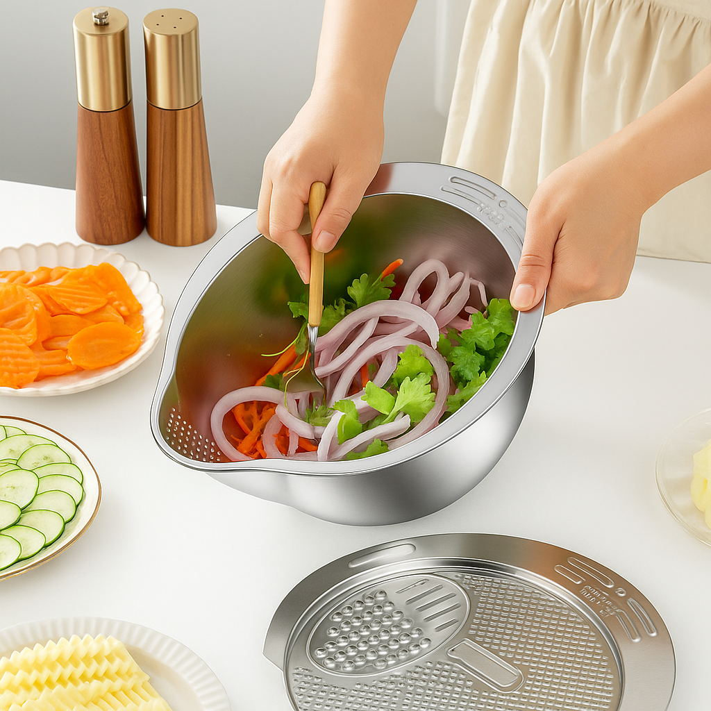 Stainless Steel Rice Washer