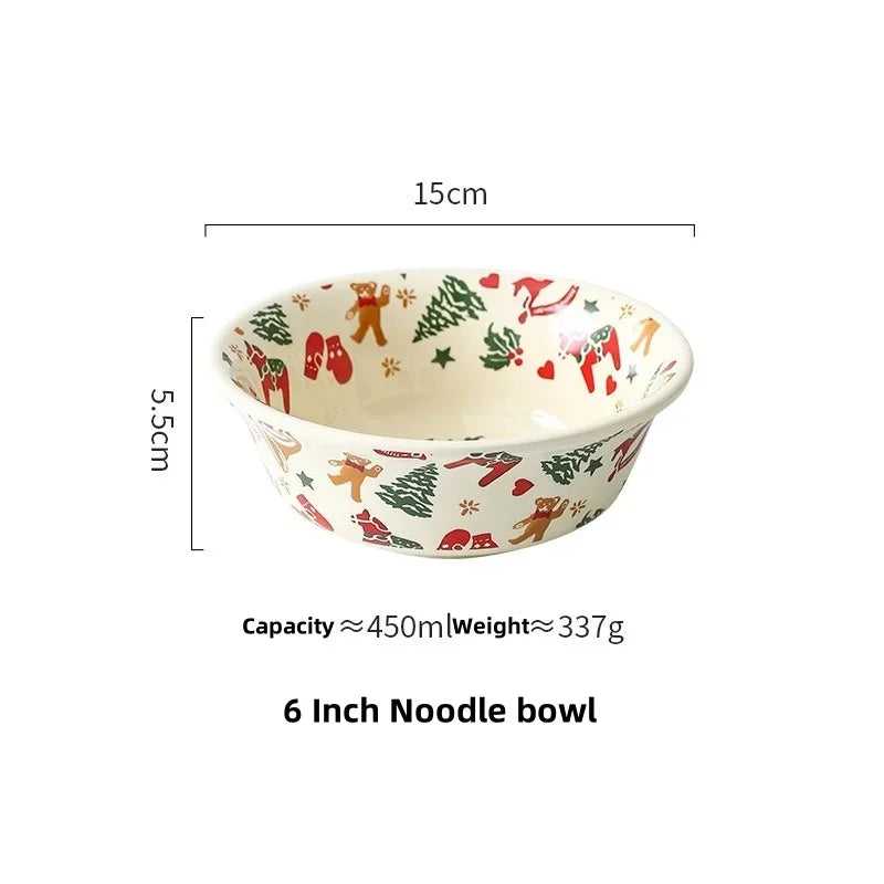 Ceramic Christmas Dinnerware