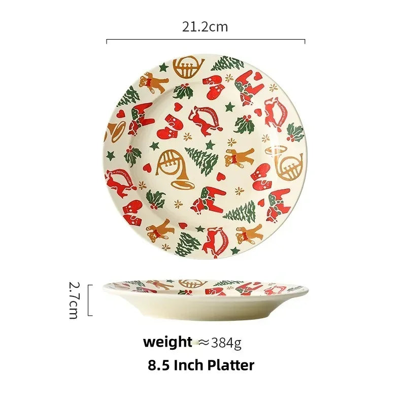 Ceramic Christmas Dinnerware