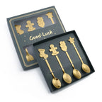 Golden Cheer Christmas Spoon Set