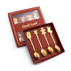 Golden Cheer Christmas Spoon Set