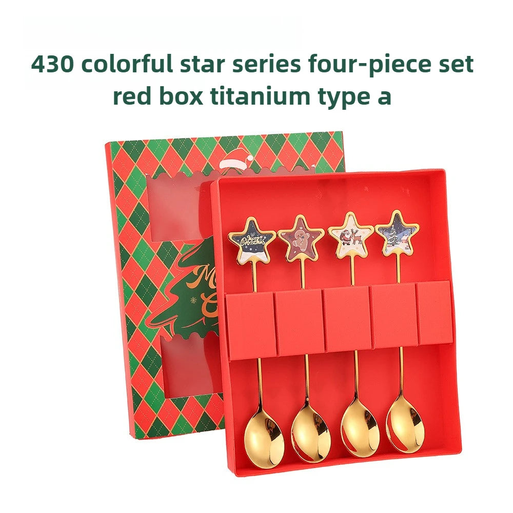 Starry Christmas Cutlery Set