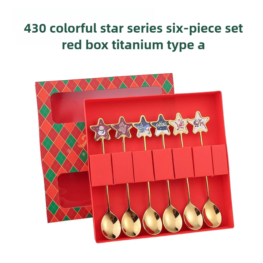 Starry Christmas Cutlery Set