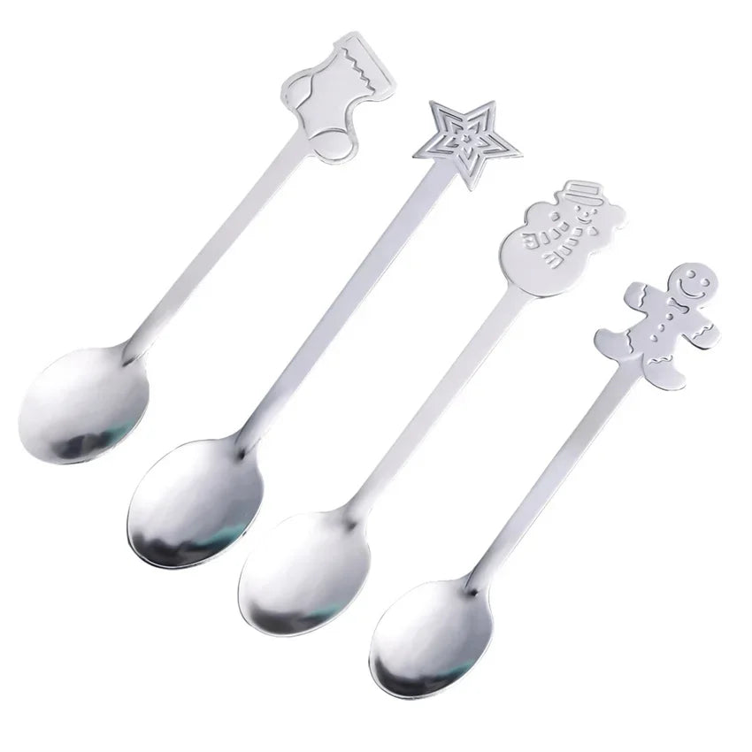 Golden Cheer Christmas Spoon Set