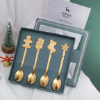 Golden Cheer Christmas Spoon Set