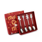 Golden Cheer Christmas Spoon Set